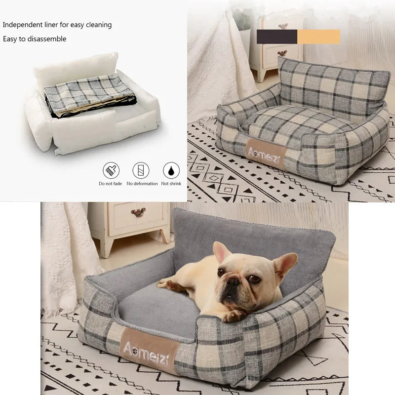Big Dog Bed Removable Pet Sofa Bed For Small Medium Big Dogs Washable