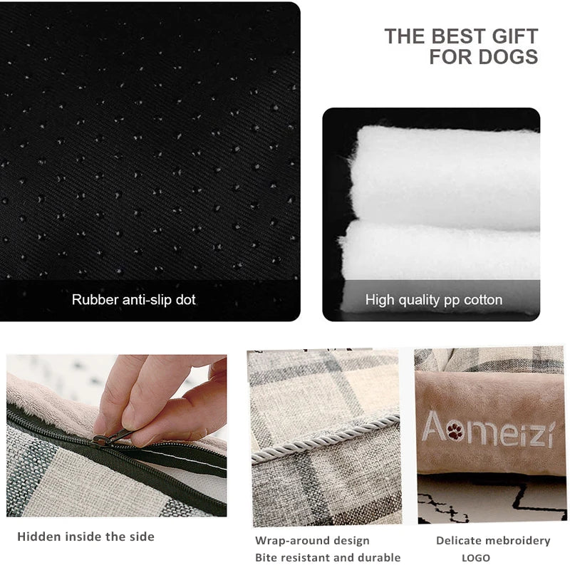 Big Dog Bed Removable Pet Sofa Bed For Small Medium Big Dogs Washable